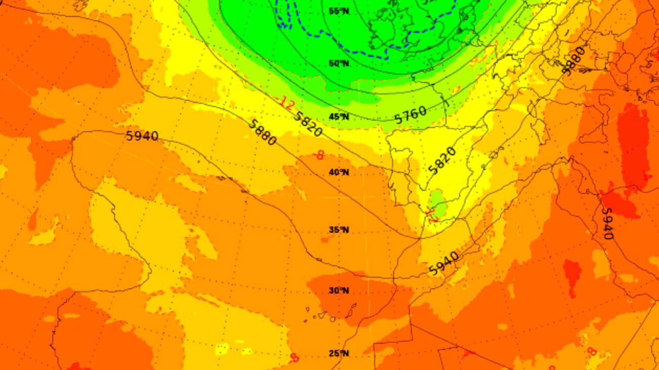 Giro radical del tiempo en Andalucía: lluvias, tormentas y bajada de hasta 10 grados en estas zonas